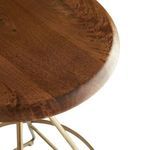 Product Image 3 for Wyndham Natural Brown Wood Swivel Counter Stool from Arteriors
