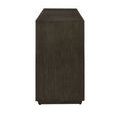 Product Image 15 for Kendall Dark Brown Oak Geometric Credenza from Currey & Company