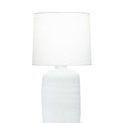 Product Image 1 for Sally Textured Ceramic Table Lamp - White from FlowDecor