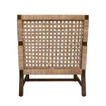 Product Image 4 for Harmon Club Chair With Woven Seagrass Detail And Ivory Linen Cushion from Worlds Away