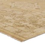 Product Image 2 for Folklore Hand-Knotted Medallion Khaki / Cream Rug 10' x 14' from Jaipur