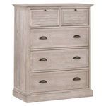 Product Image 7 for Eden 5-Drawer Light Wood Dresser from Essentials for Living