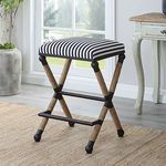 Product Image 9 for Braddock Iron & Rope Backless Black Counter Stool from Uttermost