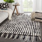 Product Image 5 for Saville Handmade Tribal Black/ Ivory Rug By Nikki Chu from Jaipur