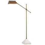 Product Image 1 for Repertoire Brass Floor Lamp from Currey & Company
