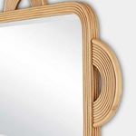 Product Image 3 for Santos Sand Rattan Rectangular Mirror from Currey & Company