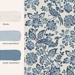 Product Image 4 for Laura Ashley Adain Palace Dark Seaspray Blue Removable Wallpaper from Graham & Brown