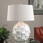 Product Image 2 for Uttermost Guerina Scalloped White Lamp from Uttermost