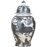 Product Image 3 for Black Porcelain Silla Flower Temple Jar from Legend of Asia