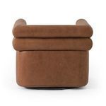 Product Image 17 for Evie Upholstered Palermo Cognac Leather Swivel Chair from Four Hands