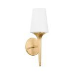 Product Image 1 for Emily 1-Light Modern Metal Gold Leaf Wall Sconce from Mitzi