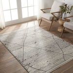 Product Image 5 for Imani Moroccan Trellis Gray/ White Rug - 10' x 14' from Jaipur