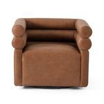 Product Image 13 for Evie Upholstered Palermo Cognac Leather Swivel Chair from Four Hands