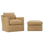 Product Image 3 for Madeline Leather Swivel Chair from Rowe Furniture