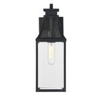 Product Image 3 for Emery 1-Light Outdoor Wall Lantern in Matte Black from Savoy House