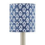 Product Image 3 for Block-Print Navy Drum Chandelier Shade from Currey & Company