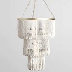 Product Image 1 for Amanda White Beaded Chandelier from Classic Home Furnishings