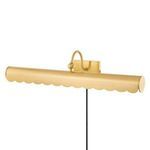 Product Image 1 for Fifi 3-Light Aged Brass Portable Shelf Light from Mitzi