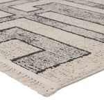 Product Image 2 for Bungalow Modern Geometric Gray/ Cream Rug - 6'7" x 9'6" from Jaipur