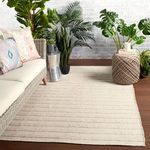 Product Image 4 for Miradero Indoor/ Outdoor Striped Ivory Rug from Jaipur