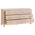 Product Image 4 for Stella 6-Drawer Light Honey Oak Double Dresser from Essentials for Living