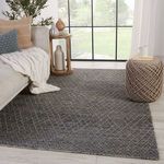 Product Image 4 for Morse Natural Geometric Gray/ Dark Blue Rug from Jaipur 