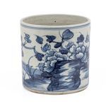 Product Image 4 for Dynasty Blue & White Orchid Pot Bird Floral Motif from Legend of Asia