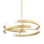 Product Image 1 for Allegra 8-Light Modern Deocrative Aged Brass Chandelier from Mitzi