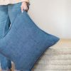 Product Image 7 for Blanche Solid Blue Pillow from Jaipur