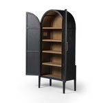 Product Image 5 for Tolle Arched Black Two-Door Cabinet from Four Hands