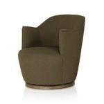 Product Image 15 for Aurora Natural Parawood Upholstered Swivel Chair from Four Hands