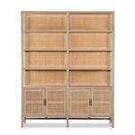 Product Image 4 for Caprice Wide Wooden Bookshelf - Natural Mango from Four Hands