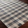Product Image 3 for Reliance Hand-Woven Global Wool Charcoal / Tan Plaid Rug - 2' x 3' from Surya