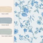 Product Image 4 for Laura Ashley Rambling Rector Blue Sky Floral Wallpaper from Graham & Brown