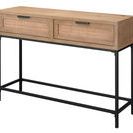 Product Image 4 for Reed Console Table in Washed Wood & Black Metal from Jamie Young