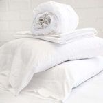 Product Image 3 for Cotton White Percale California King Sheet Set from Pom Pom at Home