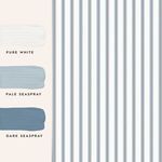 Product Image 4 for Laura Ashley Farnworth Stripe Smoke Blue Wallpaper from Graham & Brown