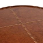 Product Image 3 for Forte Leather Large Round Tray from Regina Andrew Design