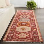 Product Image 7 for Zetta Hand-Knotted Medallion Pink/ Cream Rug from Jaipur 