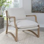 Product Image 8 for Melora Solid Oak Accent Chair from Uttermost