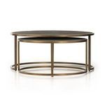 Product Image 12 for Shagreen Antique Brass Round Nesting Coffee Table from Four Hands