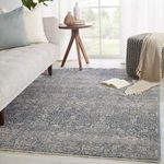 Product Image 8 for Torryn Damask Gray/ Blue Rug from Jaipur 
