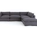 Product Image 9 for Westwood 4 Piece Sectional W/ Ottoman from Four Hands