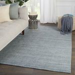 Product Image 6 for Danan Handmade Solid Blue/ Gray Indoor/Outdoor Rug from Jaipur