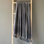 Product Image 2 for Washed Linen Throw, Grey from Park Hill Collection