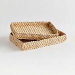 Product Image 2 for Abaca French Braided Square Trays, Set Of 2 from Napa Home And Garden