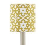 Product Image 3 for Block-Print Gold Drum Chandelier Shade from Currey & Company