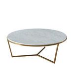Product Image 8 for Fisher Round Marble Cocktail Table from Theodore Alexander
