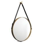 Product Image 1 for Large Round Mirror Leather Strap from Jamie Young