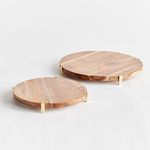 Product Image 2 for Cherie Round Serving Boards, Set Of 2 from Napa Home And Garden